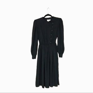 Vintage Long Sleeve Midi Prairie Dress